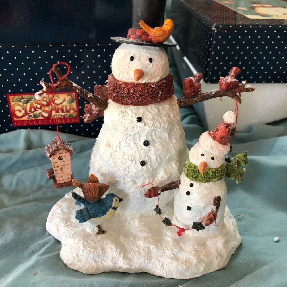 "Two's Company" Snowman Collectible